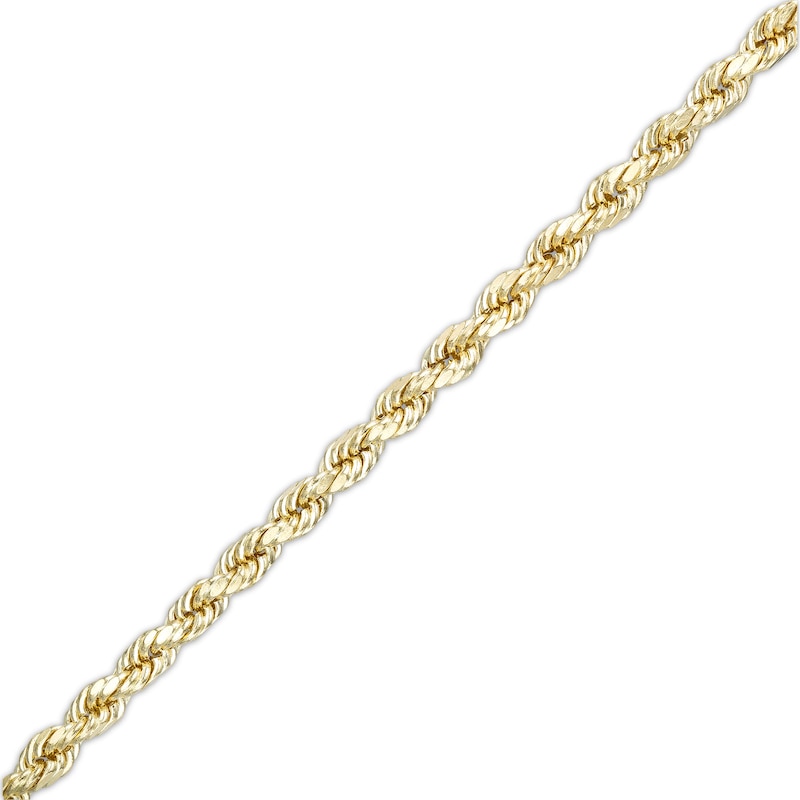 Men's Rope Chain Necklace and Bracelet Set in 10K Gold