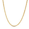 Thumbnail Image 0 of 3.0mm Diamond-Cut Rope Chain Necklace in Solid 10K Gold - 24"