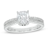 Thumbnail Image 0 of Vera Wang Love Collection 1-1/3 CT. T.W. Certified Diamond Split Shank Engagement Ring in 14K White Gold (I/SI2)