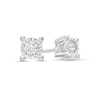 Thumbnail Image 0 of 1/6 CT. T.W. Diamond Solitaire Stud Earrings in Sterling Silver (J/I3)