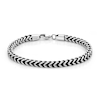 Thumbnail Image 0 of Men's 5.0mm Antique-Finish Foxtail Chain Bracelet in Solid Stainless Steel  - 9.0"