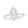 Thumbnail Image 0 of Marilyn Monroe™ Collection 1/3 CT. T.W. Marquise Multi-Diamond Frame Ring in 10K White Gold