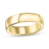 Thumbnail Image 0 of 6.5mm Engravable Euro Wedding Band in 14K Gold (1 Line)