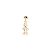 Thumbnail Image 0 of PDPAOLA™ at Zales Cubic Zirconia "Mini Me" Child Bead Charm in Sterling Silver with 18K Gold Plate