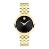 Thumbnail Image 0 of Ladies' Movado Museum® Classic Gold-Tone PVD Watch with Black Dial (Model: 0607847)