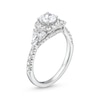 Thumbnail Image 1 of 1-5/8 CT. T.W. Certified Diamond Frame Tri-Sides Engagement Ring in 14K White Gold (I/SI2)