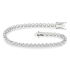 Thumbnail Image 0 of 3 CT. T.W. Certified Lab-Created Tennis Bracelet in 14K White Gold (F/SI2)