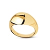 Thumbnail Image 0 of PDPAOLA™ at Zales Polished Dome Ring in Sterling Silver with 18K Gold Plate