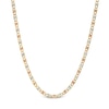Thumbnail Image 0 of 2.5mm Diamond-Cut Valentino Chain Necklace in Solid 14K Tri-Tone Gold - 18"
