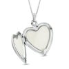 Thumbnail Image 1 of Mother-of-Pearl Heart Locket in Sterling Silver