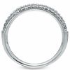 Thumbnail Image 1 of Vera Wang Love Collection 3/8 CT. T.W. Diamond Two Row Band in 14K White Gold