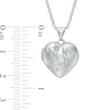 Thumbnail Image 3 of Diamond Accent Heart-Shaped Locket with "Fairy Wishes" in Sterling Silver