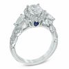Thumbnail Image 1 of Vera Wang Love Collection 1-3/4 CT. T.W. Pear-Shaped Diamond Three Stone Engagement Ring in 14K White Gold