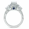 Thumbnail Image 2 of Vera Wang Love Collection 1-3/4 CT. T.W. Pear-Shaped Diamond Three Stone Engagement Ring in 14K White Gold