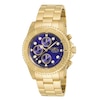 Thumbnail Image 0 of Men's Invicta Signature Pro Diver Gold-Tone Chronograph Watch with Blue Dial (Model: 19157)