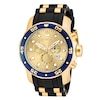 Thumbnail Image 0 of Men's Invicta Pro Diver Chronograph Two-Tone Watch with Gold-Tone Dial (Model: 17881)