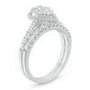 Thumbnail Image 1 of 1 CT. T.W. Multi-Diamond Pear-Shaped Frame Bridal Set in 14K White Gold