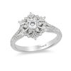 Thumbnail Image 0 of Enchanted Disney Elsa 5/8 CT. T.W. Diamond Snowflake Engagement Ring in 14K White Gold