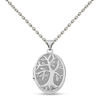 Thumbnail Image 0 of Oval Tree Locket in Sterling Silver
