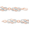 Thumbnail Image 2 of 1 CT. T.W. Diamond Infinity Loop Bracelet in 10K Rose Gold