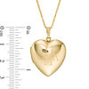 Thumbnail Image 3 of Monogram Engravable Heart Locket in 14K Gold Fill (3 Initials)
