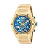 Thumbnail Image 0 of Men's Invicta Speedway Chronograph Gold-Tone Watch with Blue Dial (Model: 19532)
