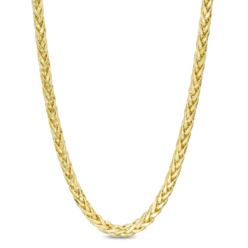 Italian Gold Men's 4.1mm Franco Snake Chain Necklace in Hollow 10K Gold - 26"