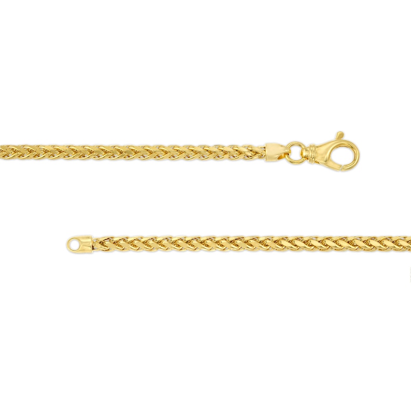 3.15mm Franco Snake Chain Necklace in Hollow 10K Gold - 20"