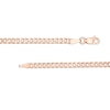 Thumbnail Image 2 of 2.7mm Curb Chain Bracelet in Solid 14K Rose Gold - 7.25"