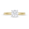 Thumbnail Image 3 of 1 CT. T.W. Certified Diamond Solitaire Engagement Ring in 14K Gold (I/I2)