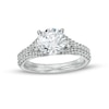 Thumbnail Image 0 of TRUE Lab-Created Diamonds by Vera Wang Love 2-1/2 CT. T.W. Split Shank Engagement Ring in 14K White Gold (F/VS2)
