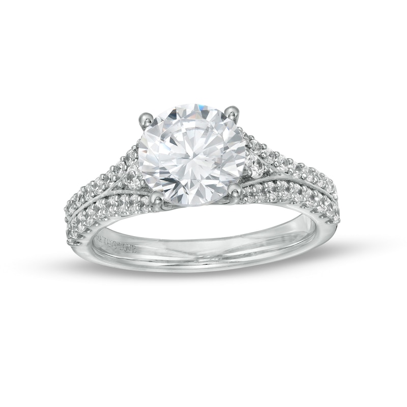 TRUE Lab-Created Diamonds by Vera Wang Love 2-1/2 CT. T.W. Split Shank Engagement Ring in 14K White Gold (F/VS2)