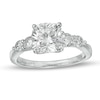 Thumbnail Image 0 of TRUE Lab-Created Diamonds by Vera Wang Love 2-1/2 CT. T.W. Five Stone Engagement Ring in 14K White Gold (F/VS2)