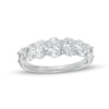 Thumbnail Image 0 of TRUE Lab-Created Diamonds by Vera Wang Love 2 CT. T.W. Seven Stone Anniversary Band in 14K White Gold (F/VS2)