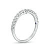 Thumbnail Image 2 of TRUE Lab-Created Diamonds by Vera Wang Love 1/2 CT. T.W. Anniversary Band in 14K White Gold (F/VS2)