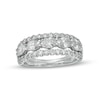 Thumbnail Image 0 of TRUE Lab-Created Diamonds by Vera Wang Love 2 CT. T.W. Triple-Row Anniversary Band in 14K White Gold (F/VS2)