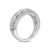 Thumbnail Image 2 of TRUE Lab-Created Diamonds by Vera Wang Love 2 CT. T.W. Triple-Row Anniversary Band in 14K White Gold (F/VS2)