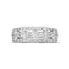 Thumbnail Image 3 of TRUE Lab-Created Diamonds by Vera Wang Love 2 CT. T.W. Triple-Row Anniversary Band in 14K White Gold (F/VS2)
