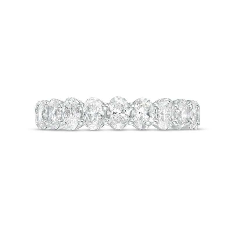 1-3/4 CT. T.W. Certified Oval Diamond Anniversary Band in 14K White Gold (I/SI2)