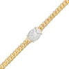 Thumbnail Image 0 of 1/2 CT. T.W. Oval-Shaped Multi-Diamond Bracelet in 10K Gold – 7.25"