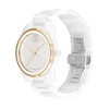Thumbnail Image 1 of Men's Movado BOLD® Verso White Ceramic Watch with White Dial (Model: 3600900)