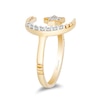 Thumbnail Image 1 of Enchanted Disney Jasmine 1/8 CT. T.W. Diamond Star and Moon Ring in 10K Gold
