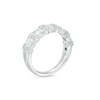 Thumbnail Image 2 of TRUE Lab-Created Diamonds by Vera Wang Love 1-1/2 CT. T.W. Alternating Anniversary Band in 14K White Gold (F/VS2)