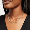 Thumbnail Image 1 of 6.3mm Curb Chain Necklace in Solid 10K Gold - 18"