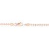 Thumbnail Image 2 of 2.0mm Bead Chain Bracelet in Solid 14K Rose Gold - 7.5"