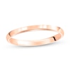 Thumbnail Image 0 of 2.0mm Engravable Low Dome Comfort-Fit Wedding Band in 14K Rose Gold (1 Line)