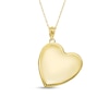 Thumbnail Image 0 of Engravable Tilted Heart Locket in Sterling Silver (1-2 Images and 1 Line)