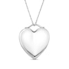 Thumbnail Image 0 of Engravable Heart Locket in Sterling Silver (1-2 Images and 1 Line)