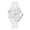 Thumbnail Image 0 of Ladies' Bulova Marc Anthony Diamond Accent White Ceramic Watch with White Dial (Model: 98P222)