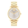 Thumbnail Image 0 of Ladies' Movado Bold® Access Gold-Tone Watch with Grey Dial (Model: 3601080)